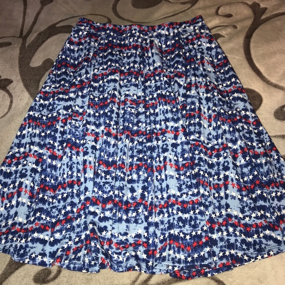 Lularoe Madison Medium Americana 4th of July Stars